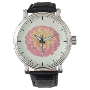 Montre Zinnia dans les tons d'orange