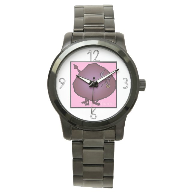 Montre Zodiac Signes Taurus Anniversaire (devant)
