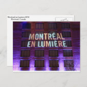 Montrea, Canada Briefkaart (Voorkant / Achterkant)