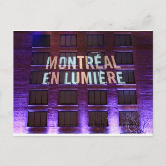 Montrea, Canada Briefkaart (Voorkant)