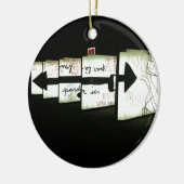 Montreal Art Keramisch Ornament (Links)