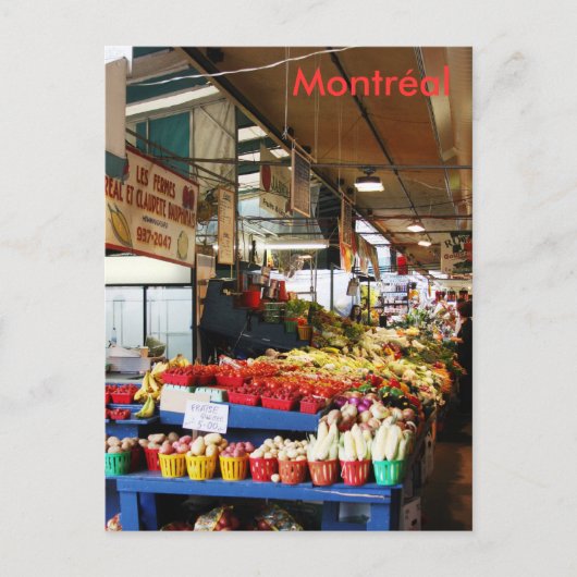 Montreal Atwater Market Briefkaart (Voorkant)