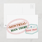 Montreal Been deed dat Briefkaart (Voorkant / Achterkant)