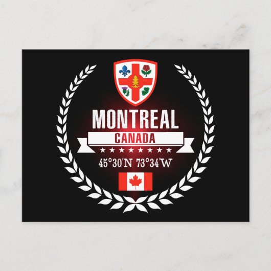Montreal Briefkaart (Voorkant)