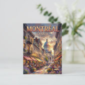 Montreal Canada Briefkaart (Staand voorkant)
