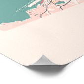 Montreal - Canada Chalk City Map Poster (Hoek)