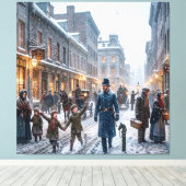 Montréal, Canada Hiver 1851 Impression (Insitu (Plancher de Bois))