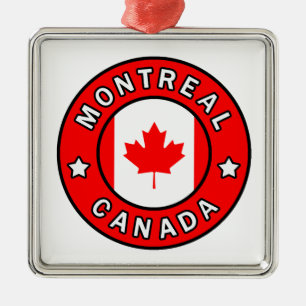 Montreal Canada Metalen Ornament