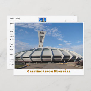 Montréal Canada Olympisch Stadion Modern Briefkaart