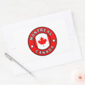 Montreal Canada Rechthoekige Sticker (Envelop)