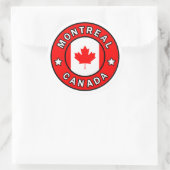 Montreal Canada Ronde Sticker (Tas)