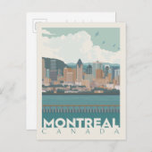 Montreal, Canada | Skyline Briefkaart (Voorkant / Achterkant)
