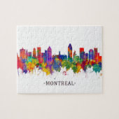 Montreal Canada Skyline Legpuzzel (Horizontaal)