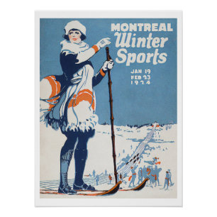 Montreal Canada Vintage Travel Briefkaart Perfect Poster