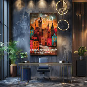 Montreal: Capital Cultural de Canadá con Arquitect Perfect Poster