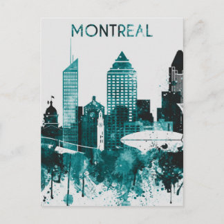 Montreal City Skyline Briefkaart