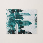 Montreal City Skyline Legpuzzel (Horizontaal)
