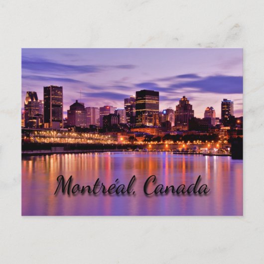 Montreal Cityscape Briefkaart (Voorkant)