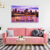 Montreal Cityscape Canvas Afdruk (Insitu (Woonkamer))