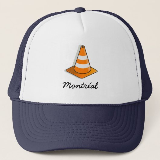 Montreal Construction Trucker Hat Pet (Voorkant)