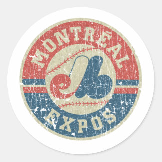 Montreal Expos 1969 Ronde Sticker