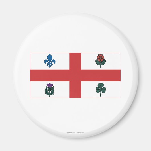 Montreal Flag Magneet (Voorkant)