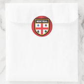 Montreal Flag Ronde Sticker (Tas)