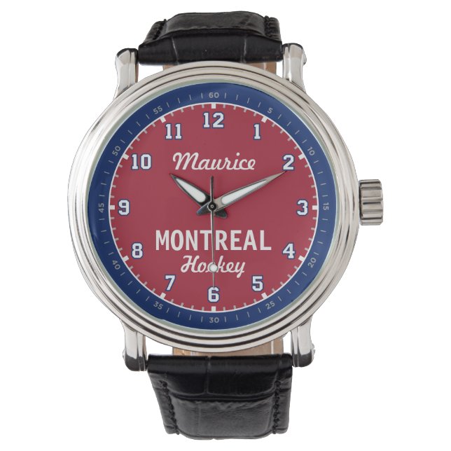 Montreal Hockey 12 uur horloge (Voorkant)