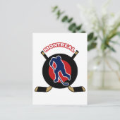 MONTREAL HOCKEY BRIEFKAART (Staand voorkant)