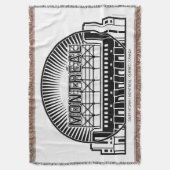 Montréal Landmark Deken (Voorkant Verticaal)