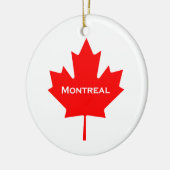 Montreal Maple Leaf Keramisch Ornament (Links)