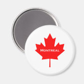 Montréal Maple Leaf Magneet (Voorkant / Achterkant)