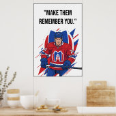 Montreal Metros Hockey Motivation Poster (Cuisine)