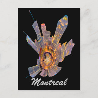 montreal mini - planeet briefkaart