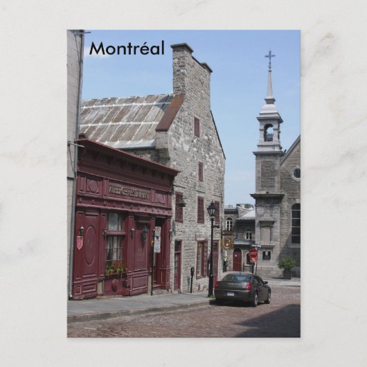Montreal Old Town Briefkaart (Voorkant)