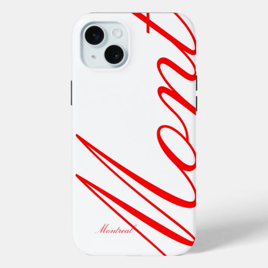 Montreal - prachtige iPhone Case (Achterkant)