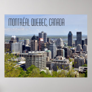 Montréal Quebec Canada Poster