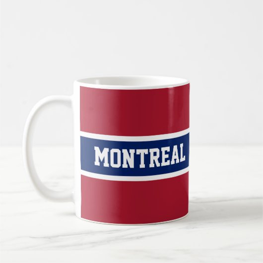 Montreal Red White en Blue Mok (Links)