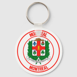 Montreal Round Emblem Sleutelhanger