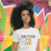 Montreal schattige typografie modern kleurrijk