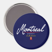 Montreal Script Magneet (Voorkant / Achterkant)