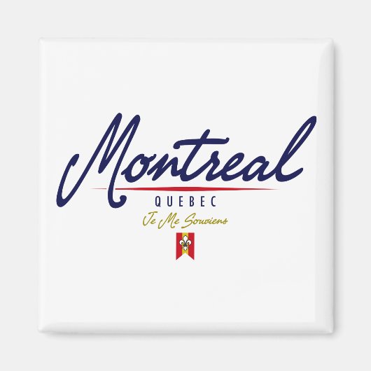 Montreal Script Magneet (Voorkant)