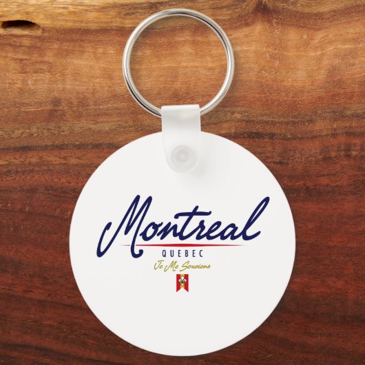 Montreal Script Sleutelhanger (Voorkant)