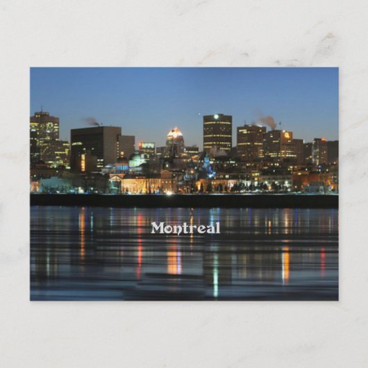 Montreal Silhouette Briefkaart (Voorkant)