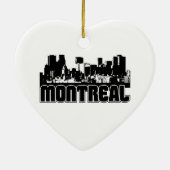 Montreal Skyline Keramisch Ornament (Achterkant)