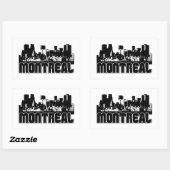 Montreal Skyline Rechthoekige Sticker (Vel)