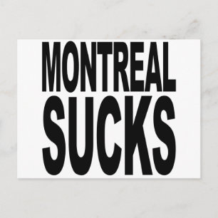 Montreal Sucks Briefkaart