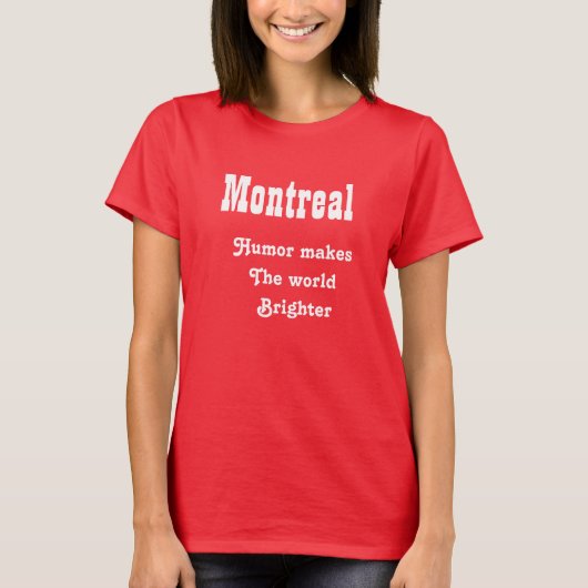 Montreal T-shirt (Voorkant)