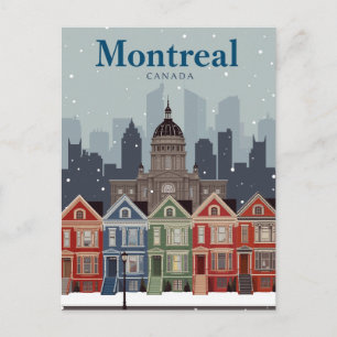 Montreal Victoriaanse Huizen Briefkaart