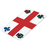 MONTREAL Vlag Magneet (Linkerzijde)